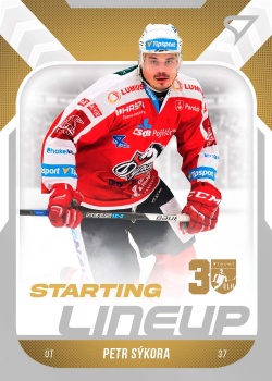 Petr Sykora Pardubice Tipsport ELH 2022/23 SportZoo 2. serie Starting LINEUP #SL-88